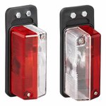 Largeur lumiere rouge/blanc 92x42mm sur support