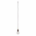 Lampe retro XL motif bois avec cordon 90cm