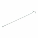 Piquet de tente 30 cm en metal avec illet ouvert, 10 pieces en sachet plastique