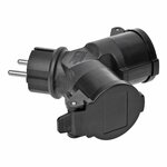 Repartiteur double Schuko