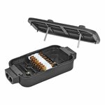 Boîtier de connexion de cable en plastique 8x4 broches sous blister