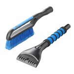 Balai a neige 66 cm avec grattoir a glace