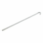 Piquet a rocher carre en metal de 30 cm, lot de 6 pieces en sachet plastique
