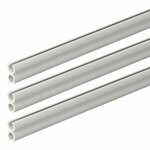 Rail de tente double 80 cm - lot de 3 pieces