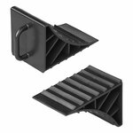 Cale de roue en plastique avec poignee - lot de 2 pieces