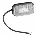 Feu de gabarit 12/24V blanc 80 x 44 mm LED