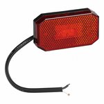 Feu de gabarit 12/24V rouge 80 x 44 mm LED