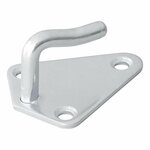 Crochet a corde metallique 40x45mm soude 10 pieces sous blister