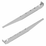 Piquet de tente 18,5 cm en aluminium nervure, 6 pieces sous sachet plastique