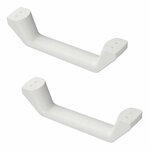 Poignee de manuvre blanche - lot de 2 pieces