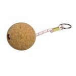 Porte-cles boule de liege (flottant)