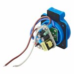 Boîtier encastre 230VAC avec 2x USB-A 5V max. 2100mA