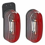 Feu de largeur LED rouge/blanc gauche