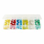 Mini fusibles a lame assortis 120 pieces dans une boîte en plastique