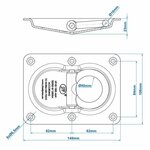 Oeillet d'arrimage double SPP UP-02