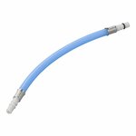 Raccord de tuyau flexible 25 cm bleu