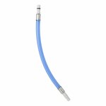 Raccord de tuyau flexible 25 cm bleu