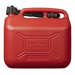 Bidon 10L plastique rouge homologue ONU