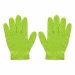 Gants en nitrile Gripp-It M verts, boîte distributrice de 50 pieces
