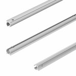 Rail de tente en aluminium 90 dia 9 mm x 1,2 m