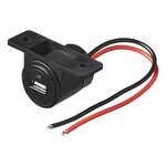 Prise USB en saillie type A 2100 mA A 12 V/24 V