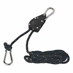 Palans a cliquet et cable - lot de 2 136 kg