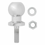 Boule d'attelage droite M16 x 50 mm