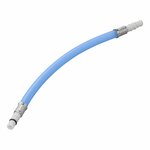 Raccord de tuyau flexible 25 cm bleu en sachet plastique