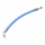 Raccord flexible 25 cm bleu 45 tulle en sachet plastique
