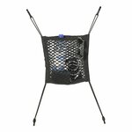 Filet de rangement elastique 26x28cm double avec crochets en plastique NS-7