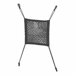 Filet de rangement elastique 26x28cm double avec crochets en plastique NS-7