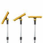 Brosse a neige avec raclette a vitres et grattoir a glace + manche telescopique
