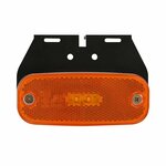 Feu de gabarit lateral 10-30 V orange 110 x 45 mm LED avec support sous blister