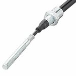 Cable de frein 1630/1840 mm, douille de diametre 22 mm, compatible avec Knott/Schlegl/Nieper/Avonride/BPW