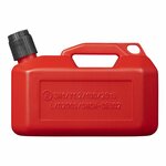 Bidon 5L plastique rouge homologue ONU (modele bas)