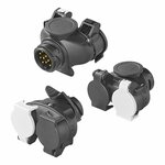 Adaptateur de prise de 13 a 2x 7 broches type N S