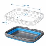 Bassine a vaisselle pliable 9L