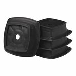Plaques de support empilables pour supports d'extension - lot de 4 pieces