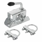 Collier de serrage 48 mm pour roue avant + 2 supports en U 60/70 mm