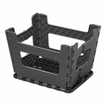Marchepied S en plastique antiderapant 29 x 21,5 x 22 cm pliable