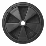 Roue avant avec jante en plastique et pneu en caoutchouc 220x70mm