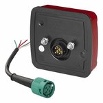 Feu arriere 4 fonctions 106 x 99 mm LED droit