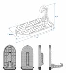 Marchepied de porte de voiture