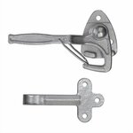 Crochet de valve n° 0 gauche 140 mm avec illet a visser sous blister