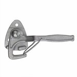 Crochet de valve n° 0 droit 140 mm avec illet a visser sous blister