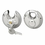 Cadenas a disque 70 mm, 2 pieces, cles identiques