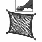 Filet de rangement elastique double 40x34cm avec fixation autocollante et a vis
