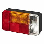 Feu arriere 5 fonctions 194x104mm droit sous blister