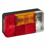 Feu arriere 5 fonctions 194x104mm droit sous blister