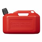 Bidon 10L plastique rouge homologue ONU (modele bas)